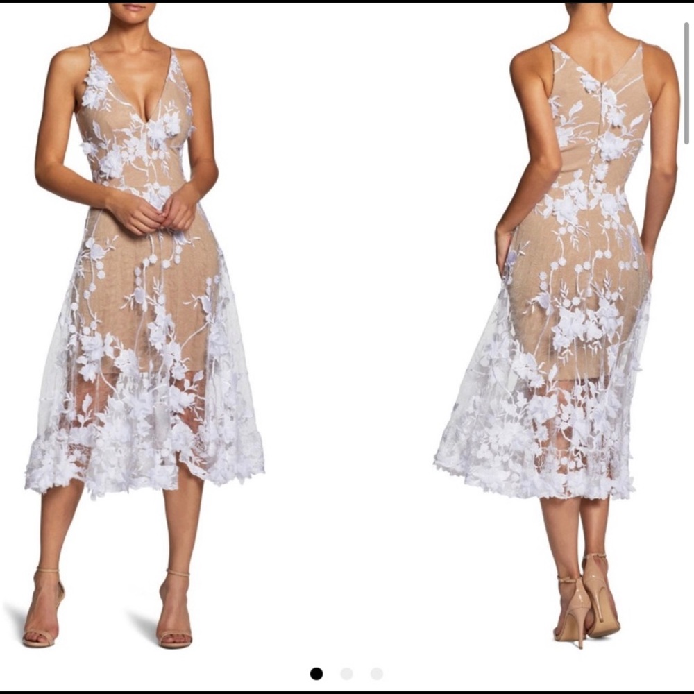 Dress The Population - Audrey Embroidered Dress